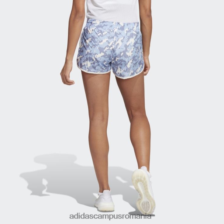 adidas campus romania pantaloni scurți de alergare camo albastru maraton 20 femei zori albastre J266N29407