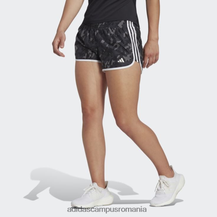 adidas campus romania pantaloni scurți de alergare camo marathon 20 carbon adidas femei carbon J266N29360
