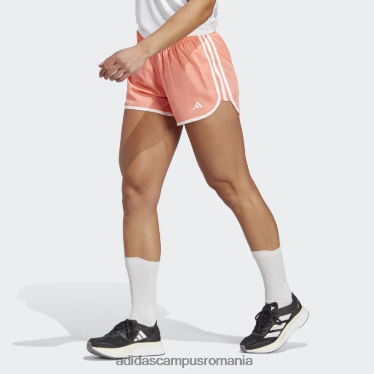 adidas campus romania pantaloni scurți de alergare coral marathon 20 adidas femei coral J266N29681