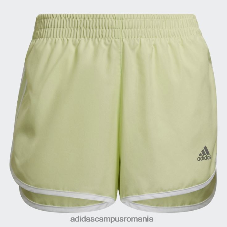 adidas campus romania pantaloni scurți maraton 20 lime adidas femei var/alb J266N217556