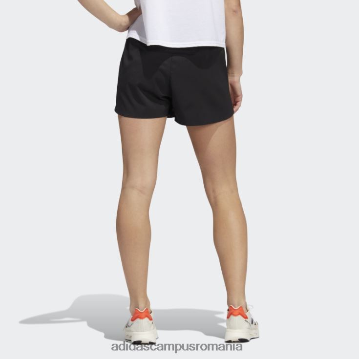 adidas campus romania pantaloni scurți negri de alergare rapidă cu slip interior femei negru J266N210799