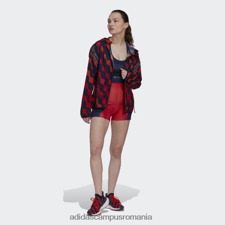 adidas campus romania pantaloni scurți pentru biciclete marimekko run icons lush red adidas femei roșu luxuriant J266N22682