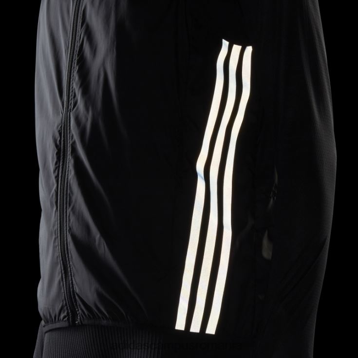 adidas campus romania pictogramă alergare 3 dungi giletă neagră femei negru J266N217096
