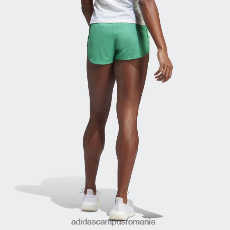 adidas campus romania run icons pantaloni scurți de alergare cu 3 dungi cu conținut scăzut de carbon, curte verde femei verde curte J266N217461