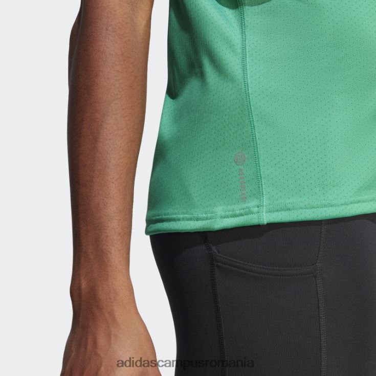 adidas campus romania run icons tricou pentru alergare cu 3 dungi cu emisii reduse de carbon, curte verde femei verde curte J266N217450