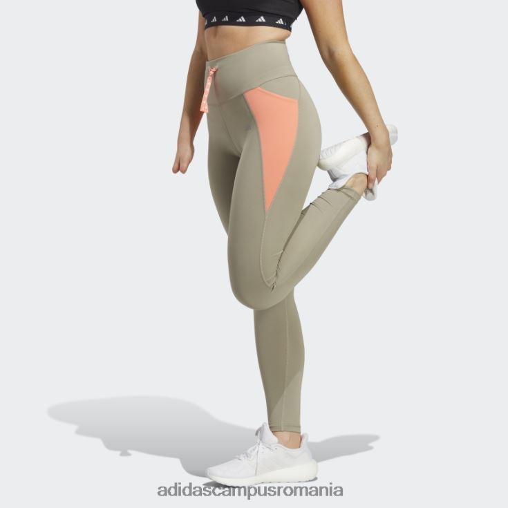 adidas campus romania running essentials 7/8 jambiere argintiu pietriș femei pietricica de argint J266N29283