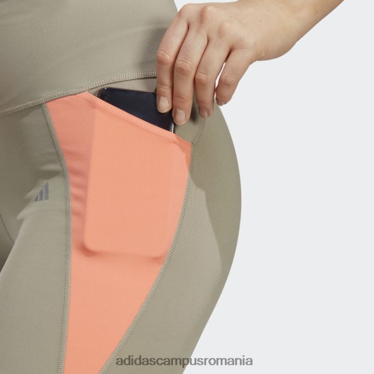 adidas campus romania running essentials 7/8 jambiere argintiu pietriș femei pietricica de argint J266N29283