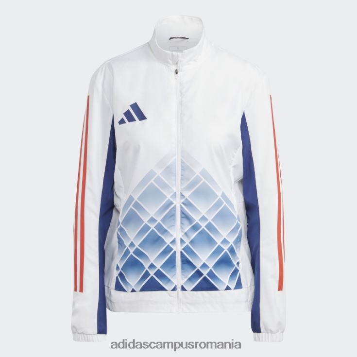 adidas campus romania top alb de cale femei alb J266N217212