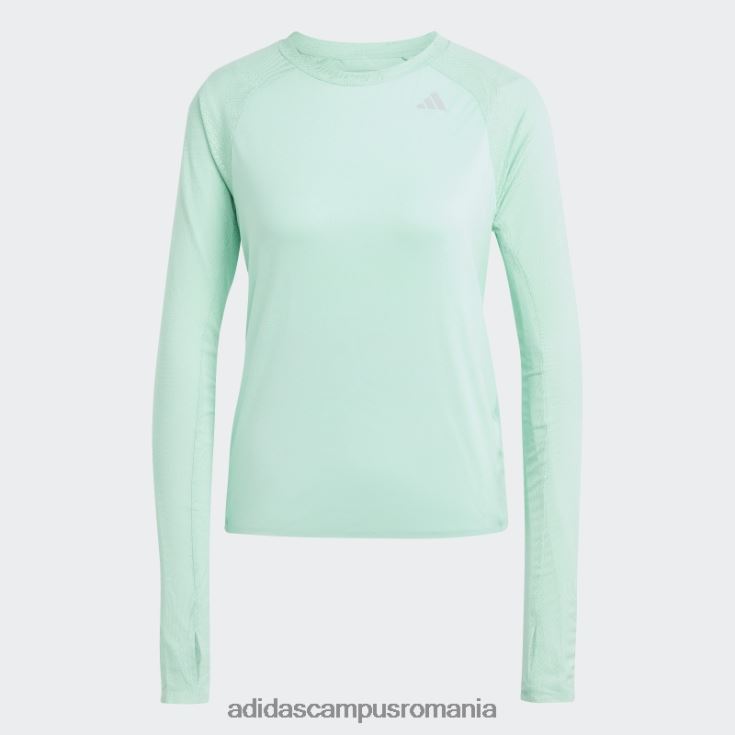 adidas campus romania top cu mânecă lungă adizero running verde femei verde J266N216975