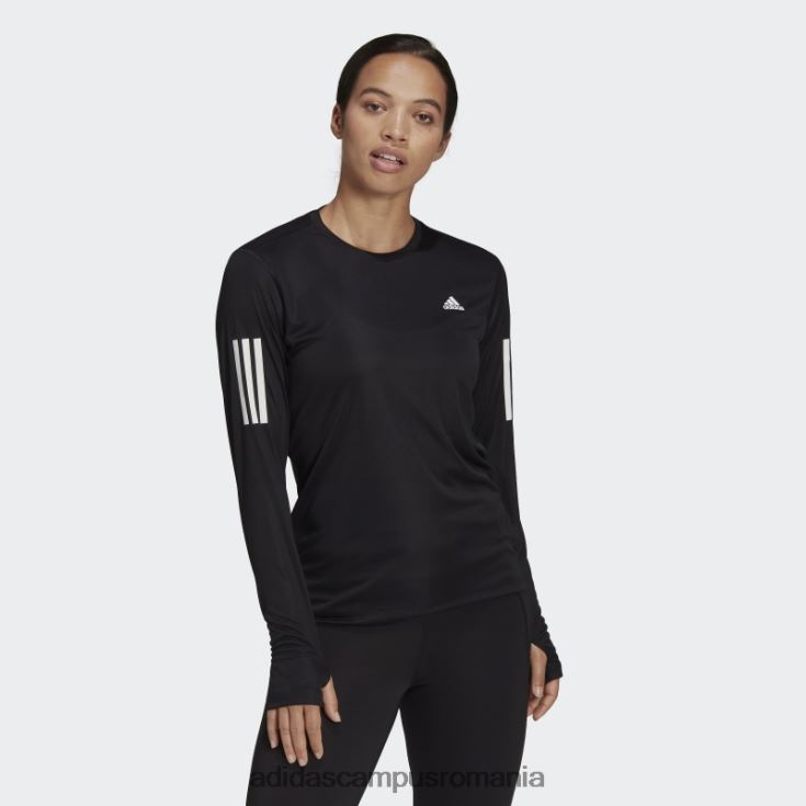 adidas campus romania tricou adidas negru own the run cu mânecă lungă femei negru J266N22637