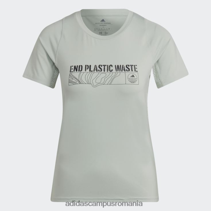 adidas campus romania tricou adidas pentru alergare rapida parley run verde femei verde J266N22835