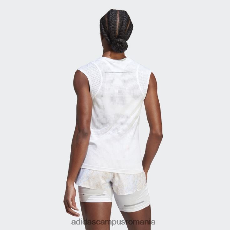 adidas campus romania tricou alb pentru alergare rapidă femei alb J266N29370