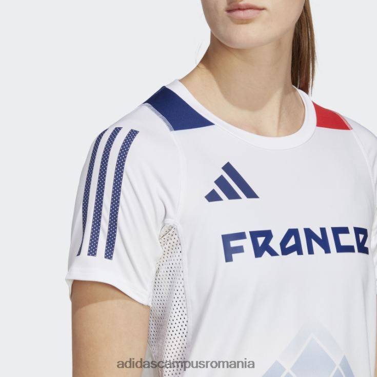 adidas campus romania tricou cu imprimeu alb run fast peste tot femei alb J266N217260