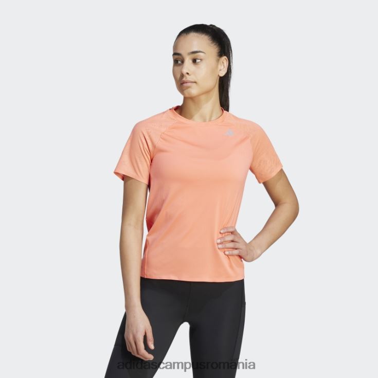 adidas campus romania tricou de alergare coral adizero femei coral J266N217464