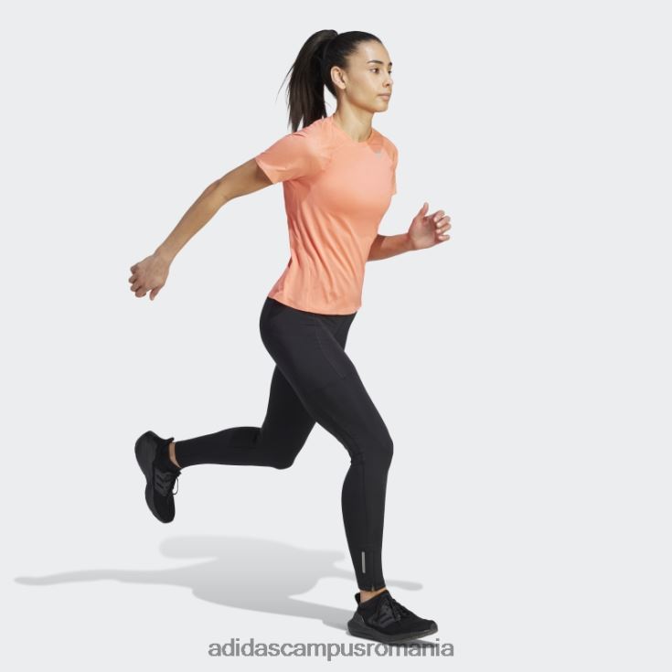 adidas campus romania tricou de alergare coral adizero femei coral J266N217464