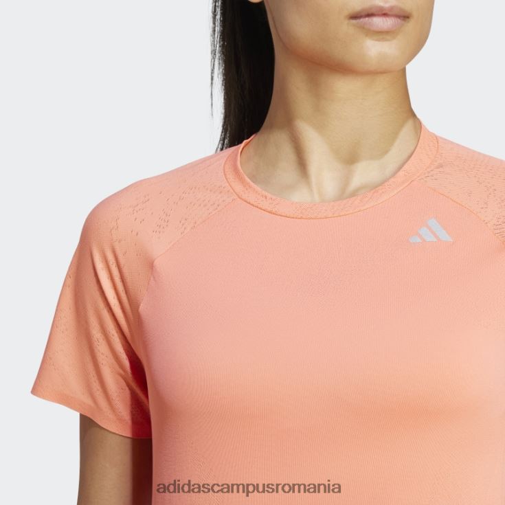 adidas campus romania tricou de alergare coral adizero femei coral J266N217464