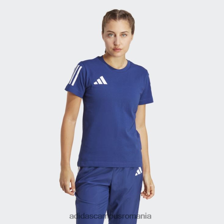 adidas campus romania tricou grafic din bumbac francia albastru victorie femei albastru victorie J266N217413