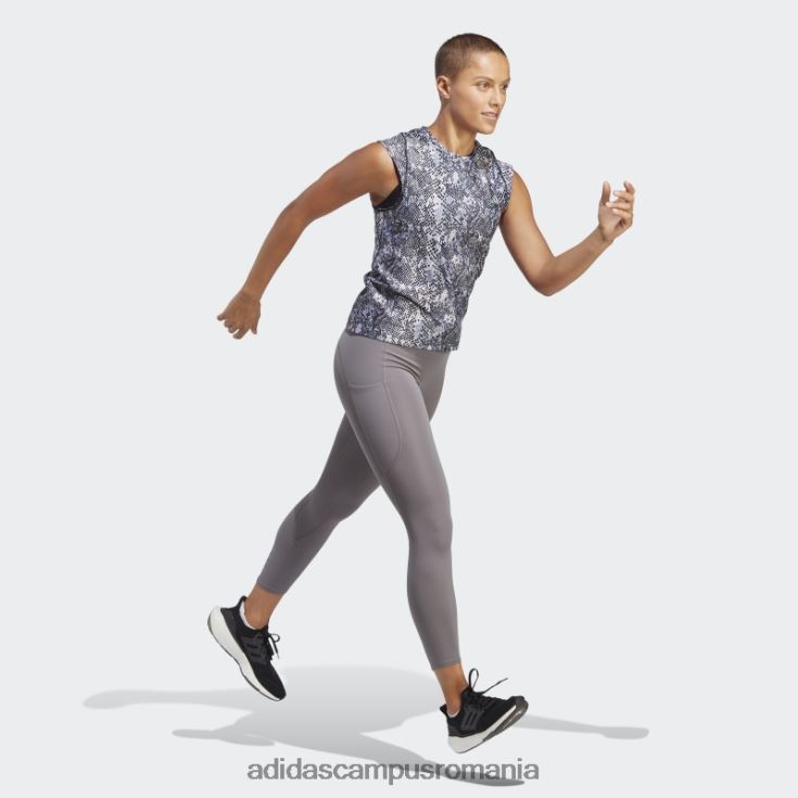 adidas campus romania tricou negru de alergare rapidă realizat din plastic Parley Ocean femei alb negru J266N217320