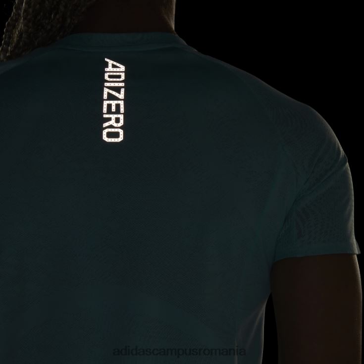 adidas campus romania tricou verde adizero alergare femei verde J266N217116