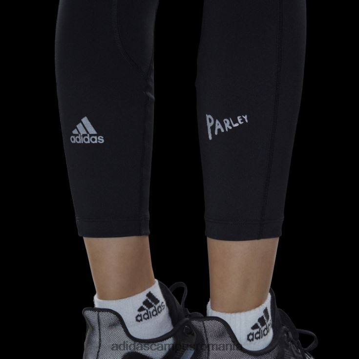 adidas campus romania x parley 7/8 jambiere negre femei negru J266N217180