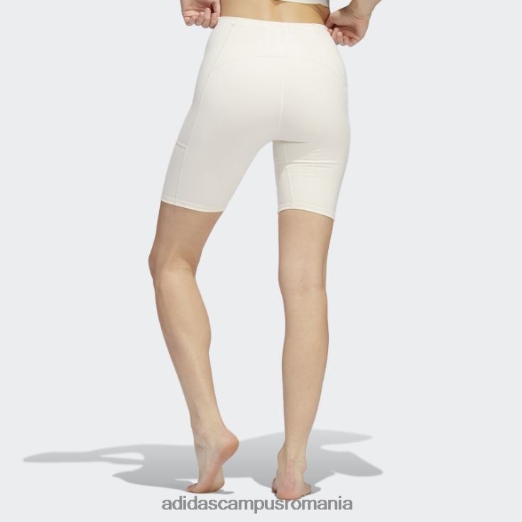 adidas campus romania colanti albi yoga 4 elemente studio buzunar scurt femei alb J266N22756
