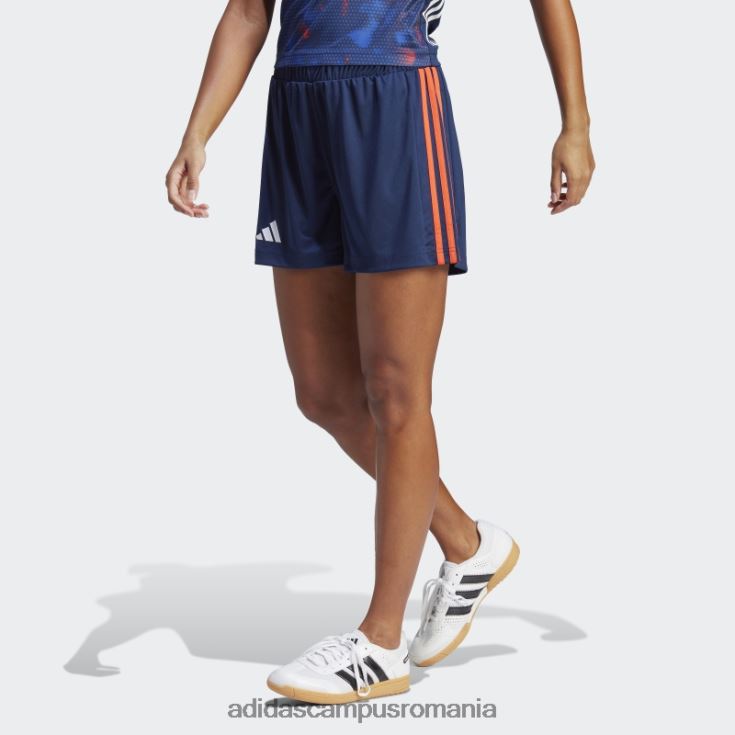 adidas campus romania pantaloni scurți de handbal franceză bleumarin femei albastru marin J266N216757