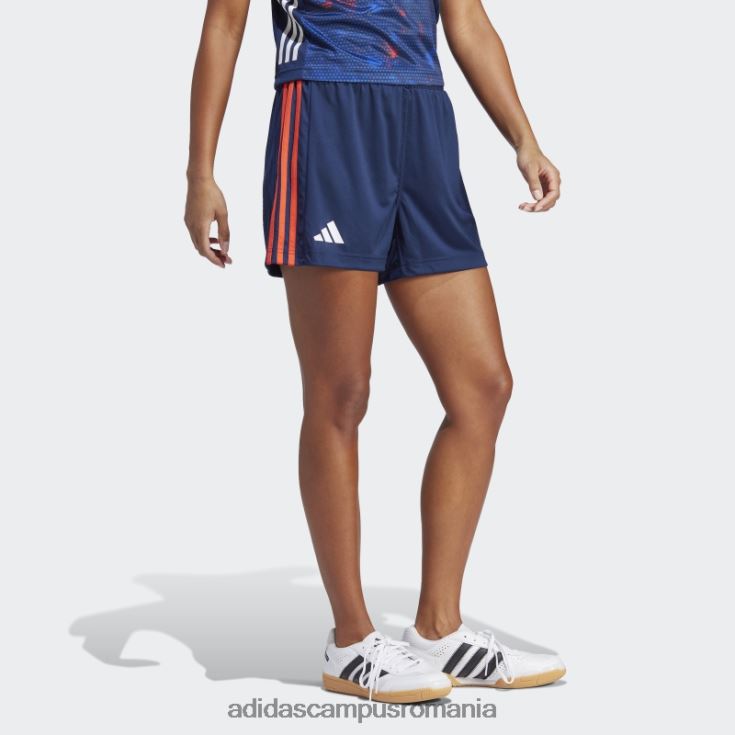 adidas campus romania pantaloni scurți de handbal franceză bleumarin femei albastru marin J266N216757