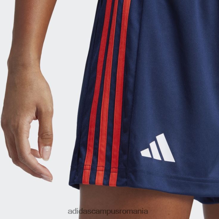 adidas campus romania pantaloni scurți de handbal franceză bleumarin femei albastru marin J266N216757