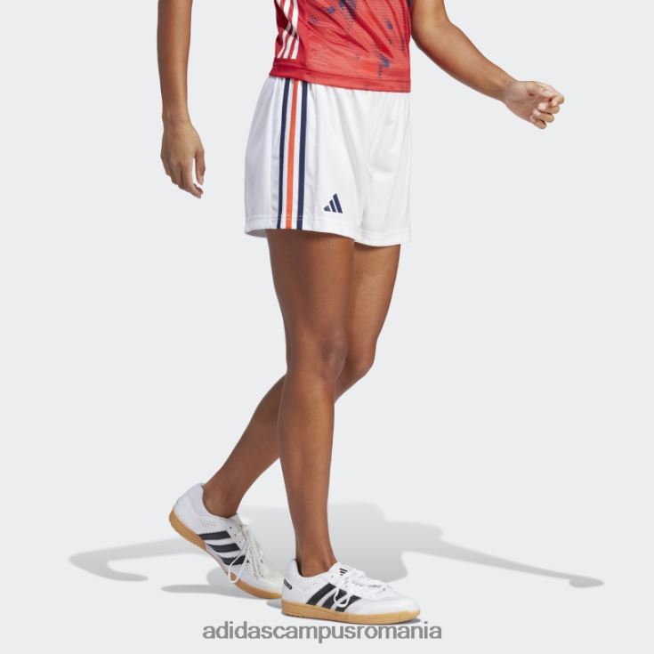 adidas campus romania pantaloni scurți de handbal francia alb adidas femei alb J266N217139