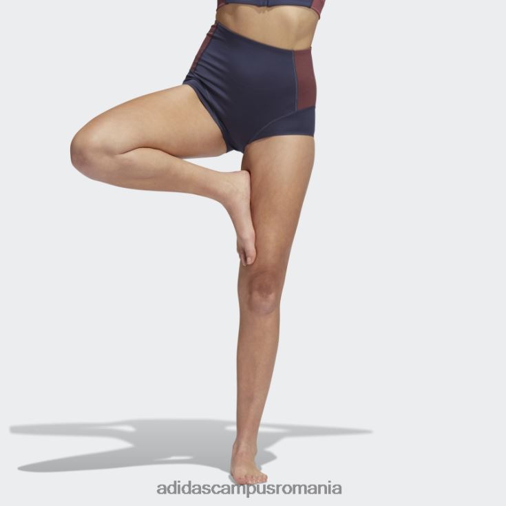 adidas campus romania pantaloni scurți de yoga bleumarin femei bleumarin/visiniu J266N23730