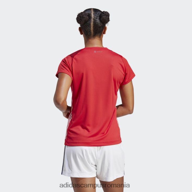 adidas campus romania tricou roșu de handbal Franța femei rosu alb J266N217411