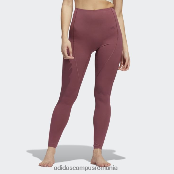 adidas campus romania yoga 4 elemente dresuri 7/8 moda visiniu femei Burgundia J266N22719