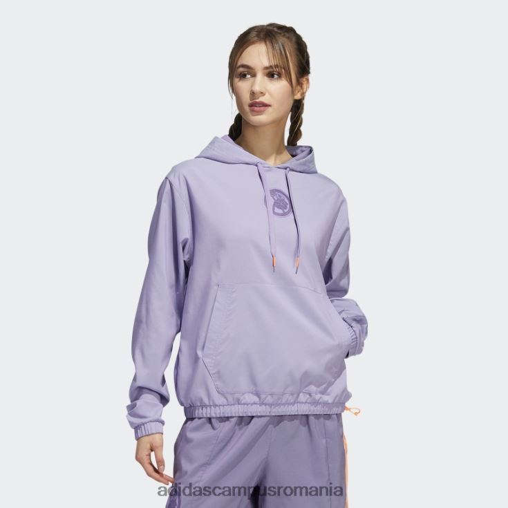 adidas campus romania hanorac hoop york city lila fashion femei liliac J266N210765