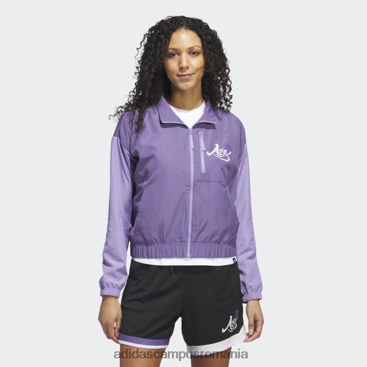 adidas campus romania jachetă tech violet candace parker royalty adidas femei tech violet/liliac J266N210665