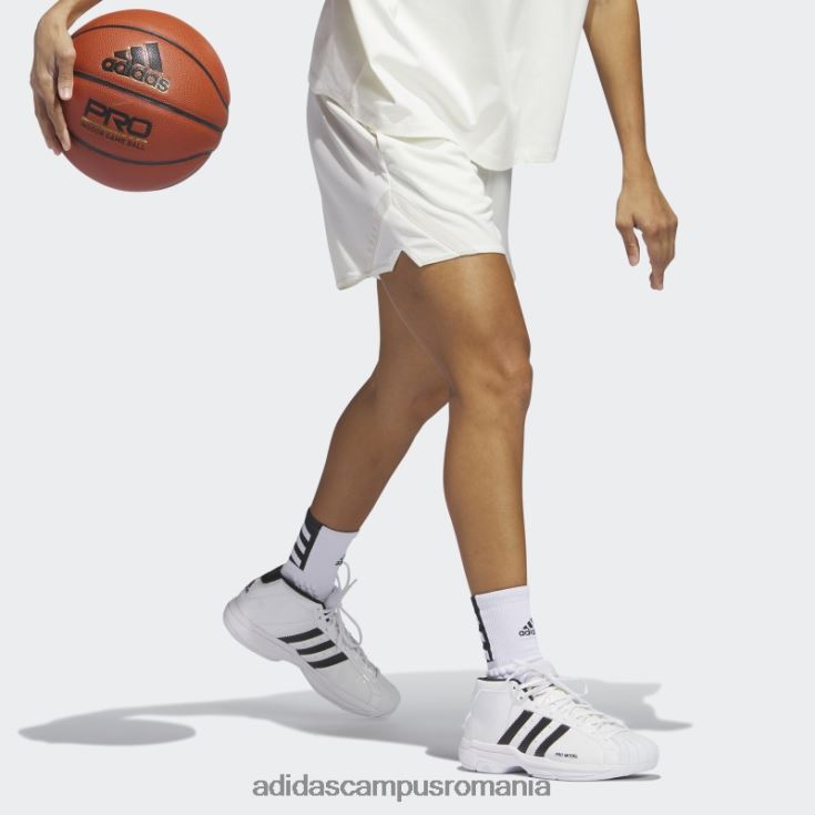 adidas campus romania pantaloni scurți de baschet select albi femei alb J266N29929