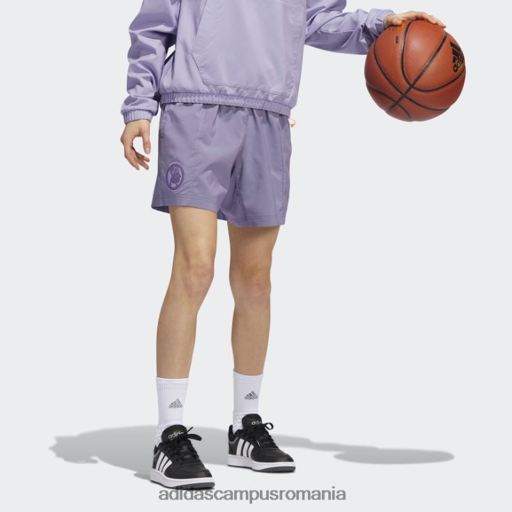 adidas campus romania pantaloni scurți tech purple hoop york city femei tech violet J266N210672