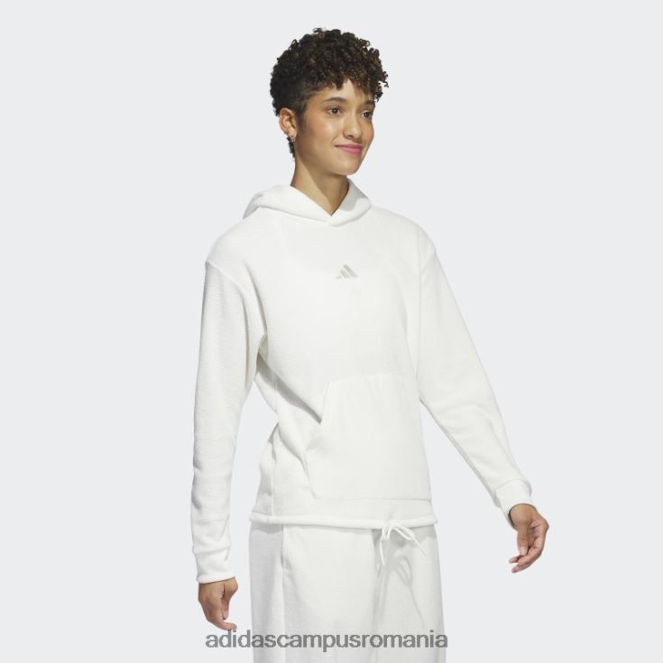 adidas campus romania select crop hoodie alb adidas femei alb J266N29666