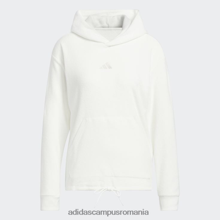 adidas campus romania select crop hoodie alb adidas femei alb J266N29666