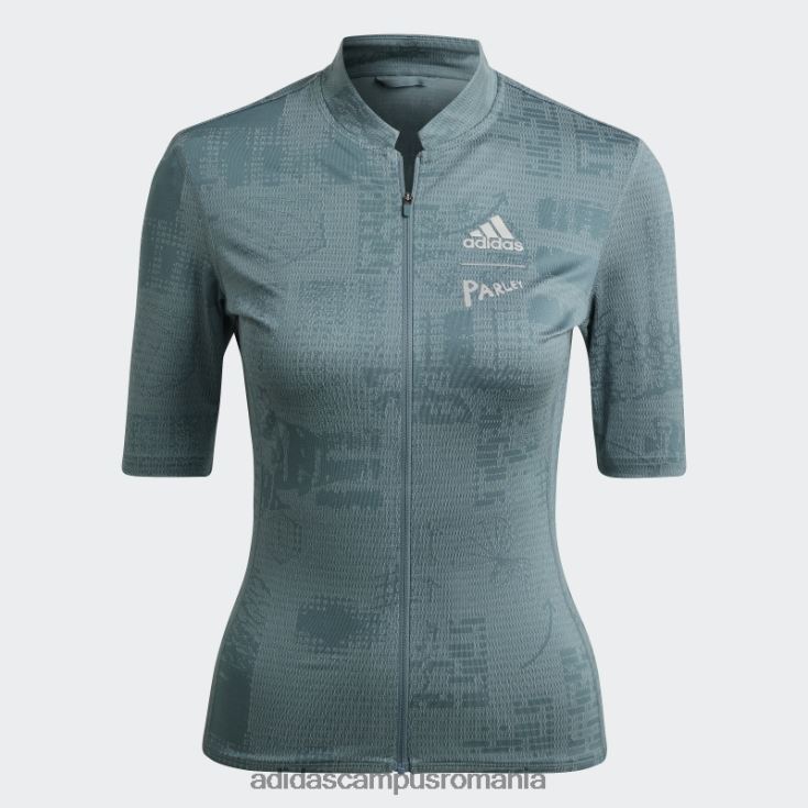 adidas campus romania tricoul de ciclism cu mânecă scurtă parley hazy emerald femei smarald neclar J266N22737