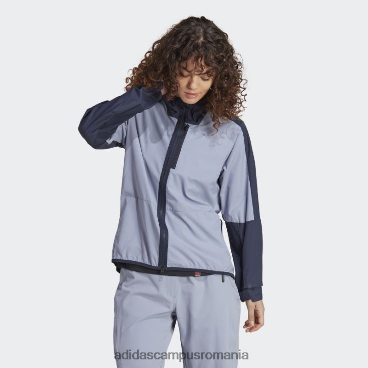 adidas campus romania cinci ten jachetă de vânt violet argintiu femei violet argintiu/cerneală J266N29577