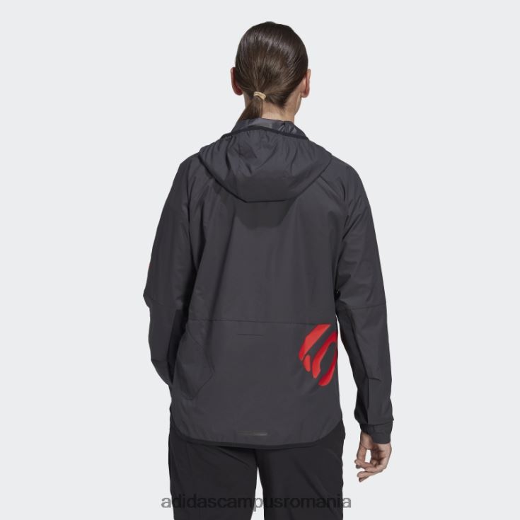 adidas campus romania cinci zece jachetă de vânt neagră femei negru J266N217378