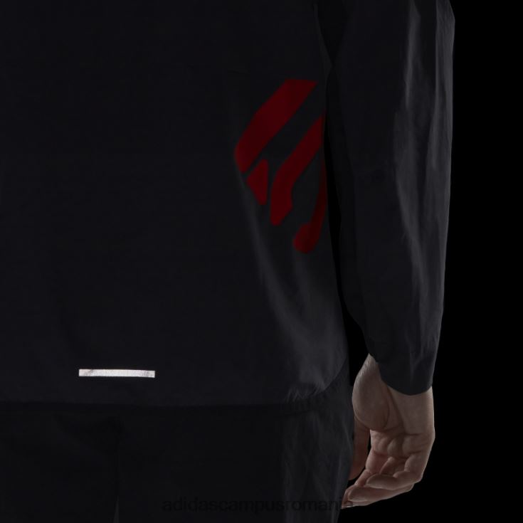 adidas campus romania cinci zece jachetă de vânt neagră femei negru J266N217378