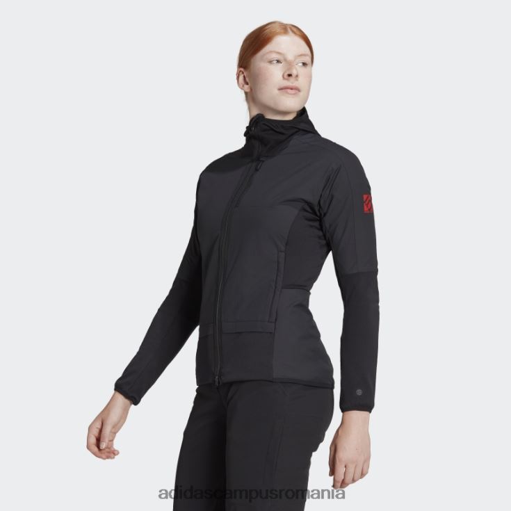 adidas campus romania jachetă de vânt neagră cinci ten flooce femei negru J266N29586
