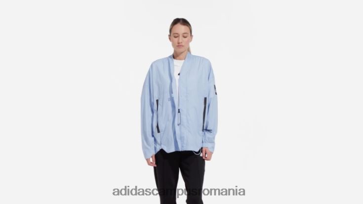 adidas campus romania Blue Dawn Myshelter cardigan din țesătură de vânt femei zori albastre J266N217440