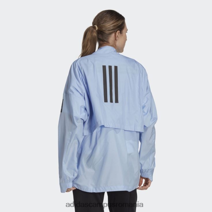 adidas campus romania Blue Dawn Myshelter cardigan din țesătură de vânt femei zori albastre J266N217440