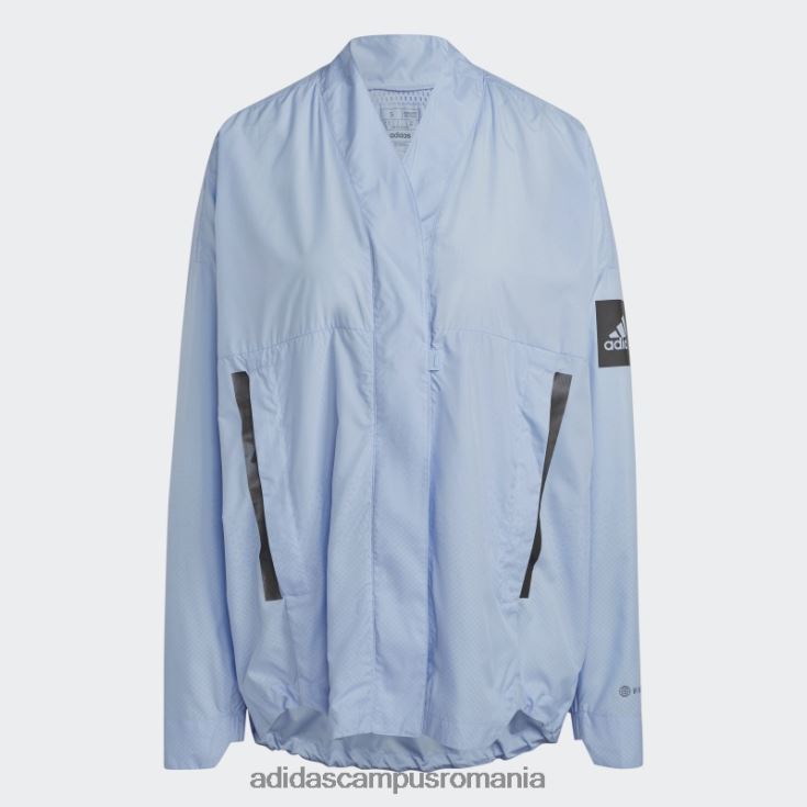 adidas campus romania Blue Dawn Myshelter cardigan din țesătură de vânt femei zori albastre J266N217440
