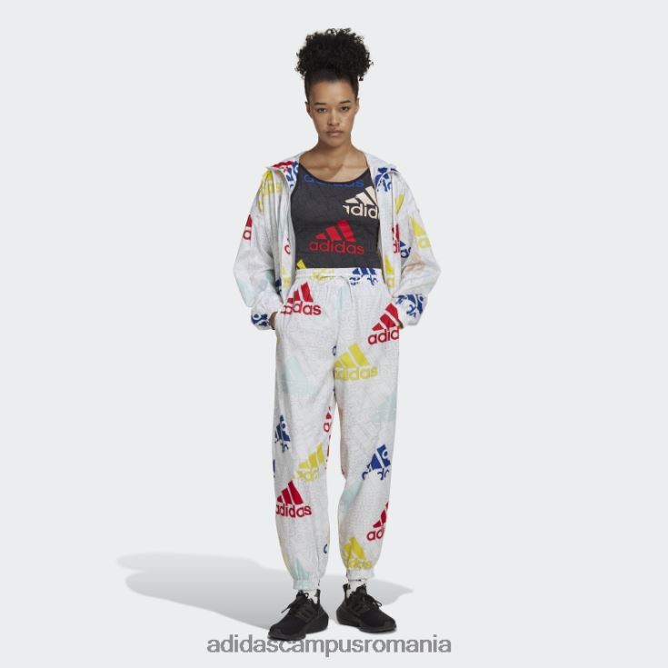 adidas campus romania Carbon essentials body cu logo multicolor adidas femei carbon/multicolor/alb J266N210419