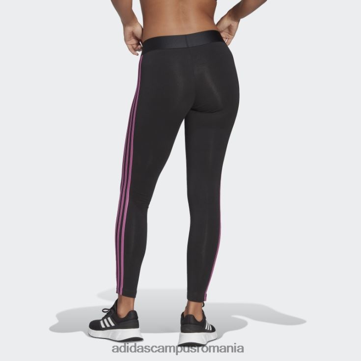adidas campus romania Esențial pentru îmbrăcămintea neagră, jambiere cu 3 dungi femei negru/liliac J266N29406