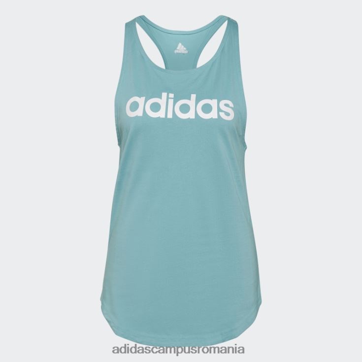 adidas campus romania Essentials maiou cu logo-ul liber mint ton femei menta ton/alb J266N210406