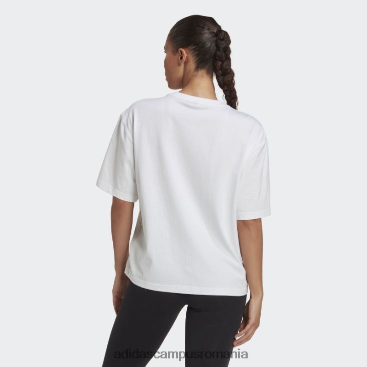 adidas campus romania Insigna icoane viitoare de tricou sport alb femei alb J266N22726